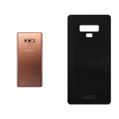 برچسب پوششی ماهوت مدل Black-Leather مناسب برای گوشی موبایل سامسونگ Galaxy Note 9