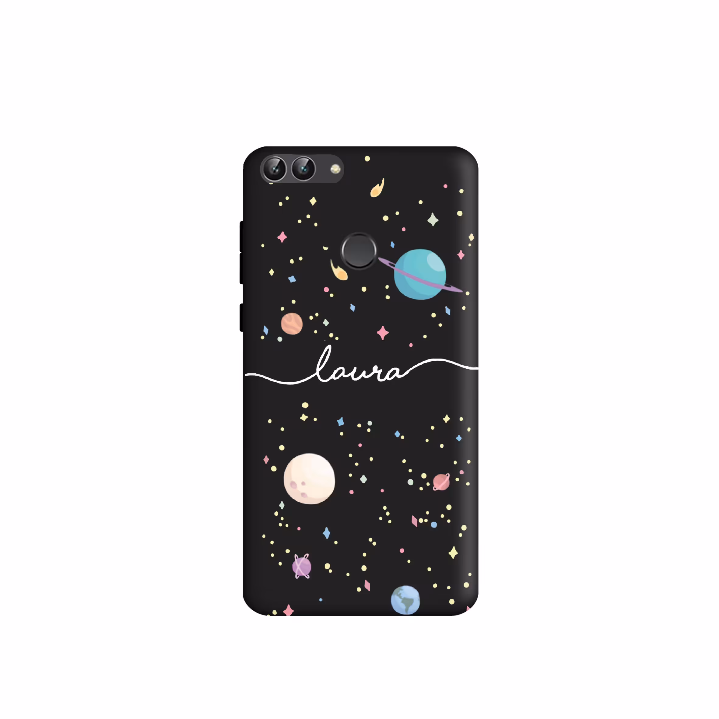 کاور طرح کهکشان مینیمال کد u1984 مناسب برای گوشی موبایل  هوآوی P Smart 2018