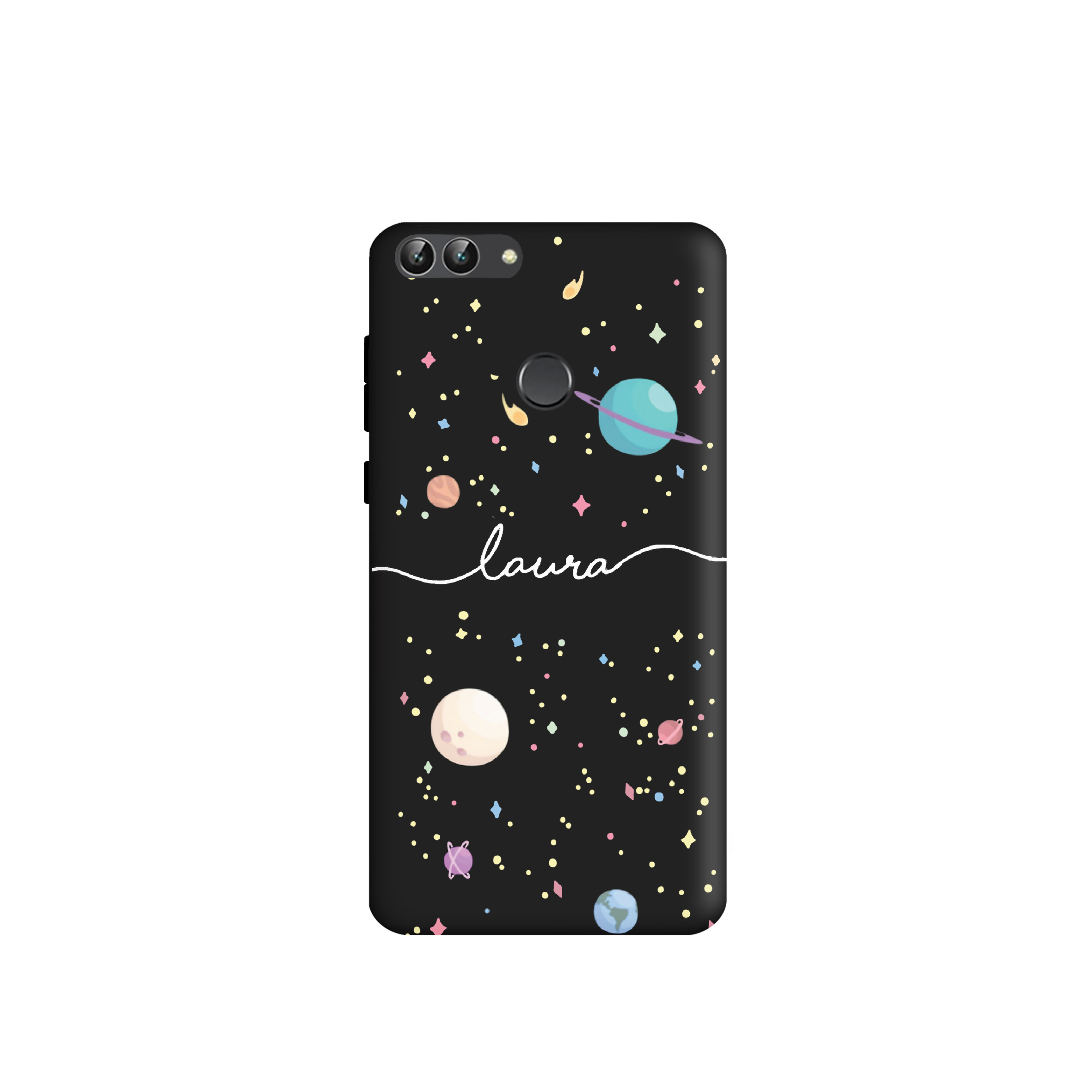 کاور طرح کهکشان مینیمال کد u1984 مناسب برای گوشی موبایل  هوآوی P Smart 2018