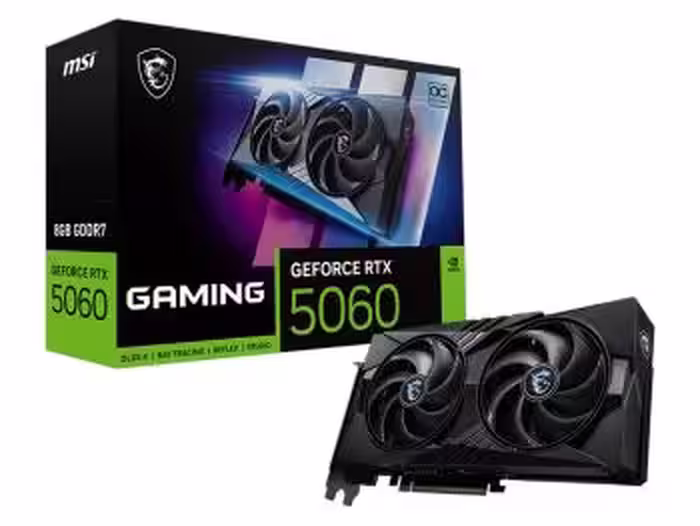 کارت گرافیک ام اس آی مدل GeForce RTX 5060 8G GAMING OC