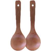 ملاقه چوبی مدل 7-1863 بسته 2 عددی