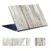 استیکر لپ تاپ توییجین و موییجین طرح WOOD کد 09 مناسب برای لپ تاپ 15.6 اینچی به همراه برچسب حروف فارسی کیبورد 
