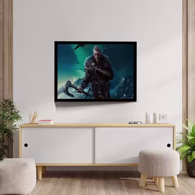 تابلو مدل assassins creed valhalla game کد F-10038