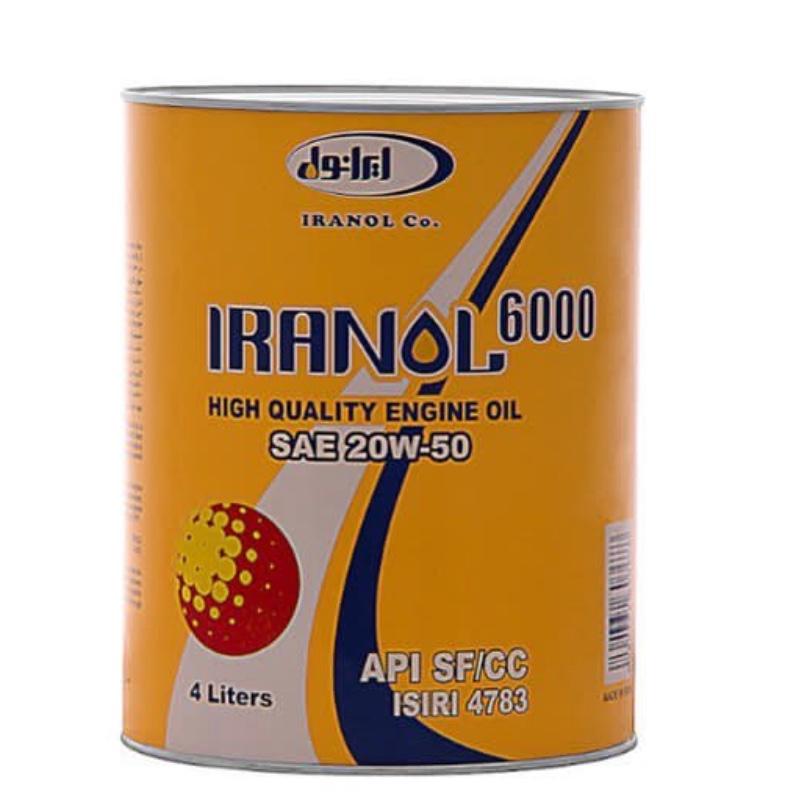 روغن موتور ایرانول 6000  20w50 