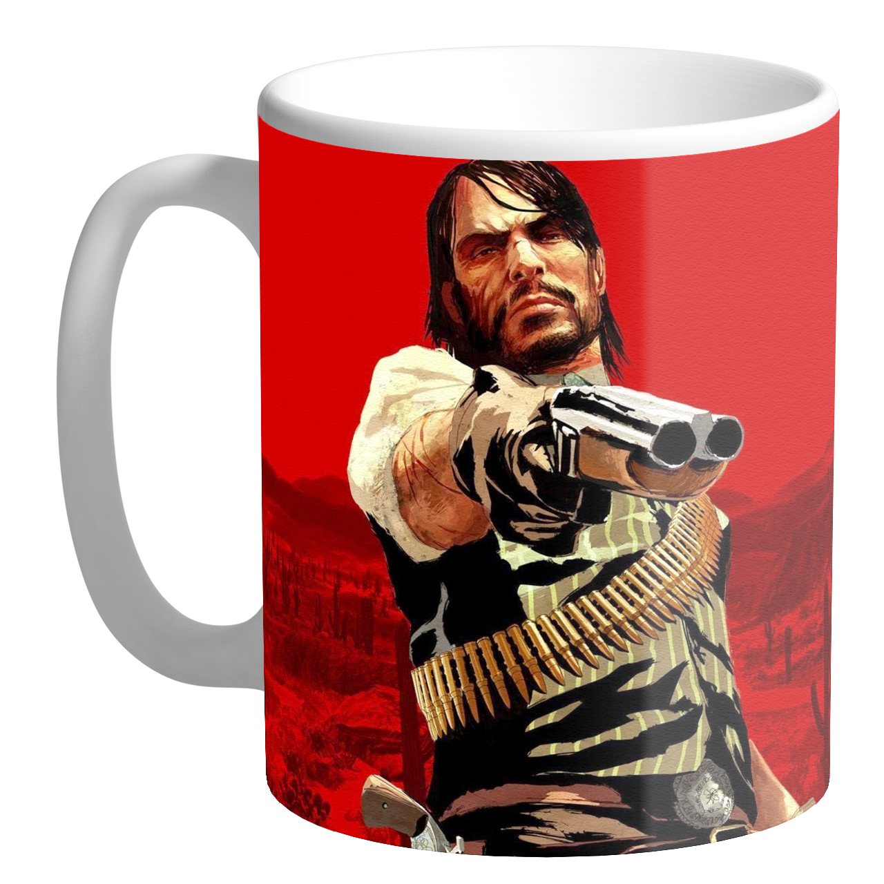 ماگ طرح بازی Red Dead Redemption کد L1068