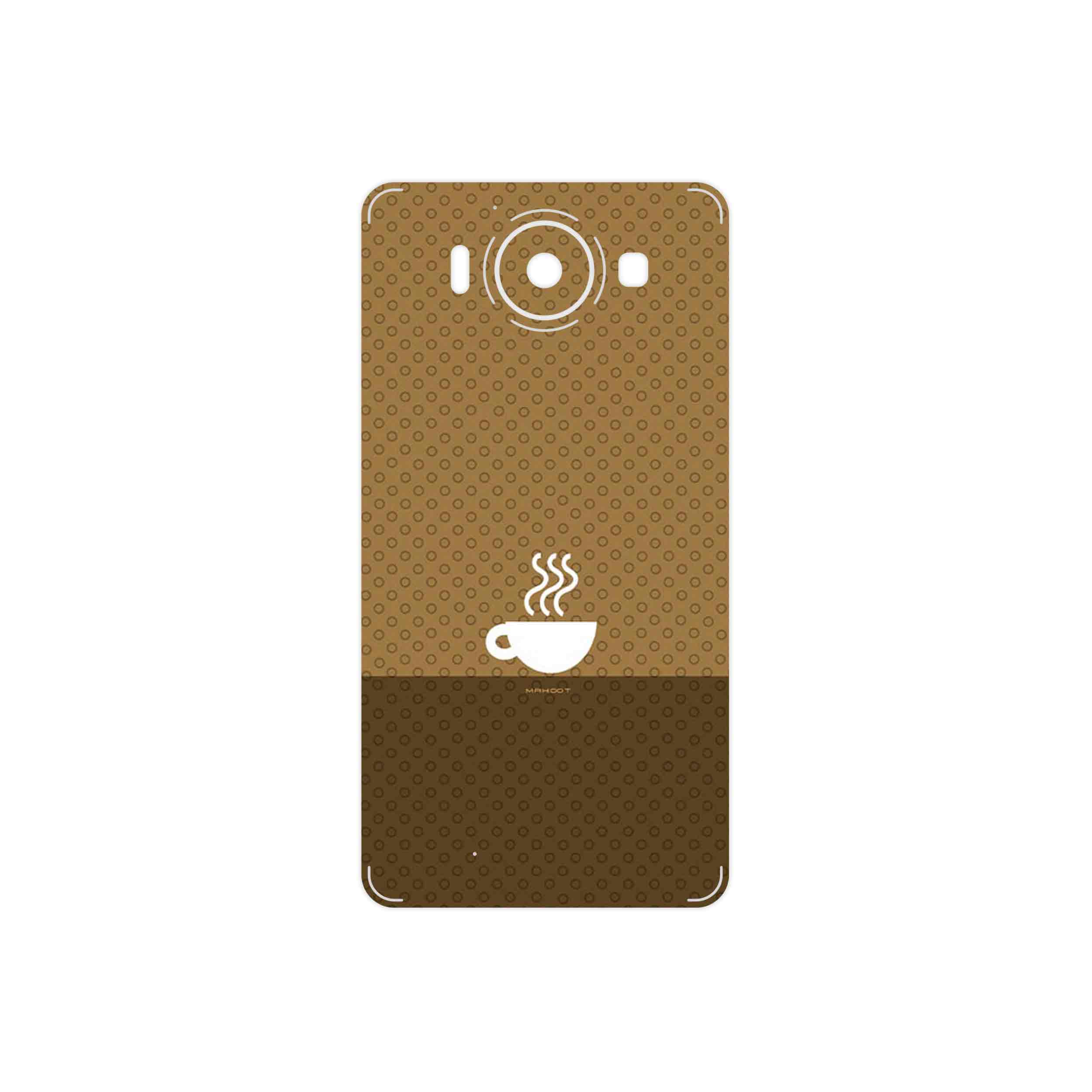 برچسب پوششی ماهوت مدل Minimal Cup of Coffee Icon مناسب برای گوشی موبایل مایکروسافت Lumia 950