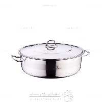 ماهیتابه استیل دو دسته سوفرام سایز 32