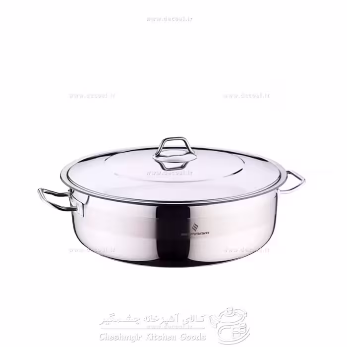 ماهیتابه استیل دو دسته سوفرام سایز 32