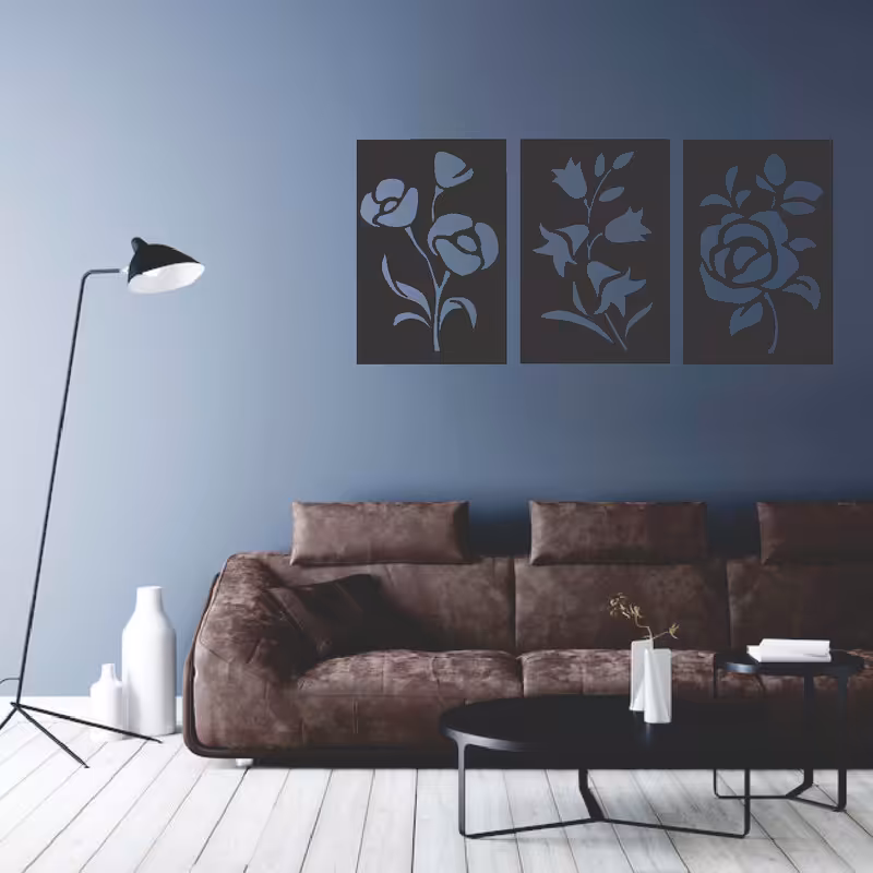 استیکر مدل گل بسته 3 عددی