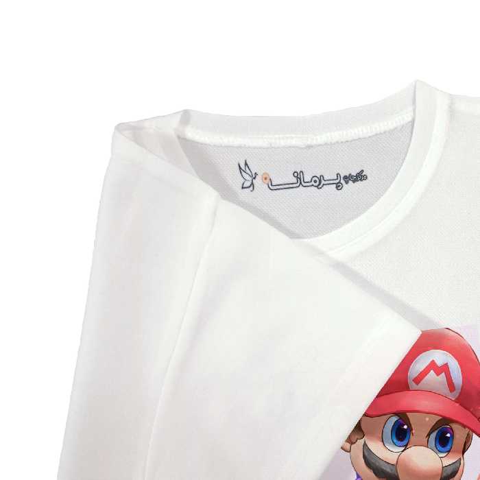 تی شرت بچگانه پرمانه طرح سوپر میکرو کد pmt.6491