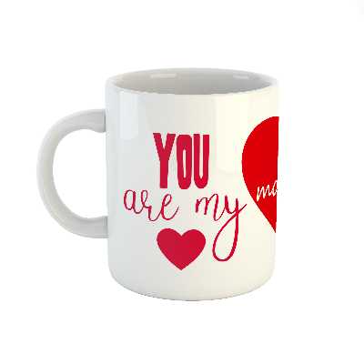 ماگ طرح اسم مژگان مدل قلب کد 116