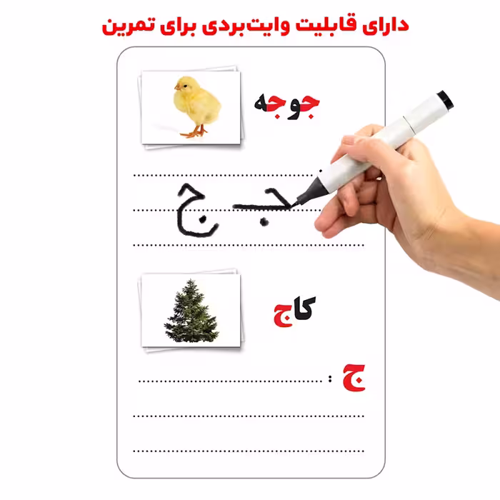 فلش کارت آموزش الفبای فارسی انتشارات اندیشه کهن