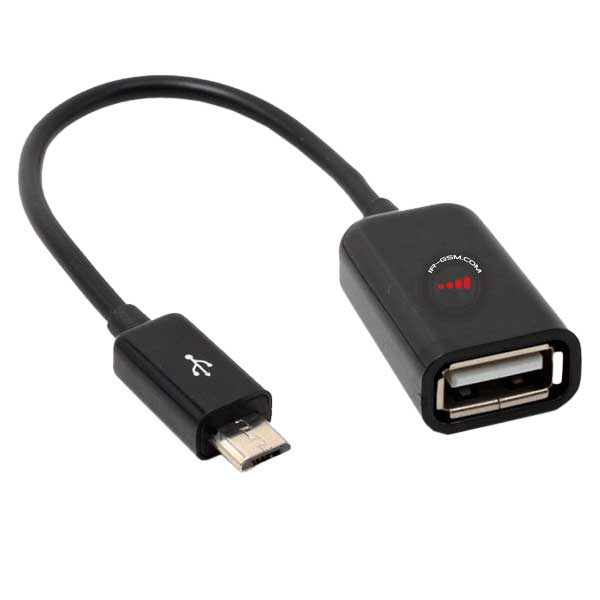 کابل تبدیل او تی جی میکرو یو اس بی تبدیل OTG