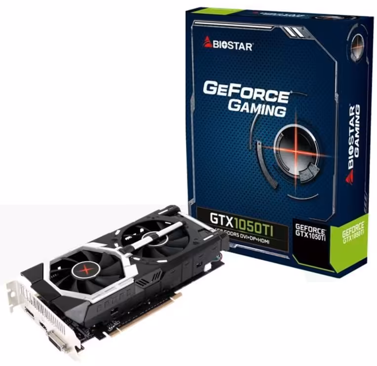 کارت گرافیک بایوستار مدل VN1055TF41 GTX1050Ti با حافظه 4 گیگابایت
