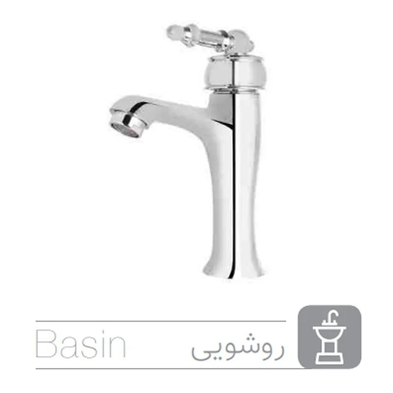 شیرآلات روشویی کیسر مدل مارتین رنگ کروم (ارسال رایگان)