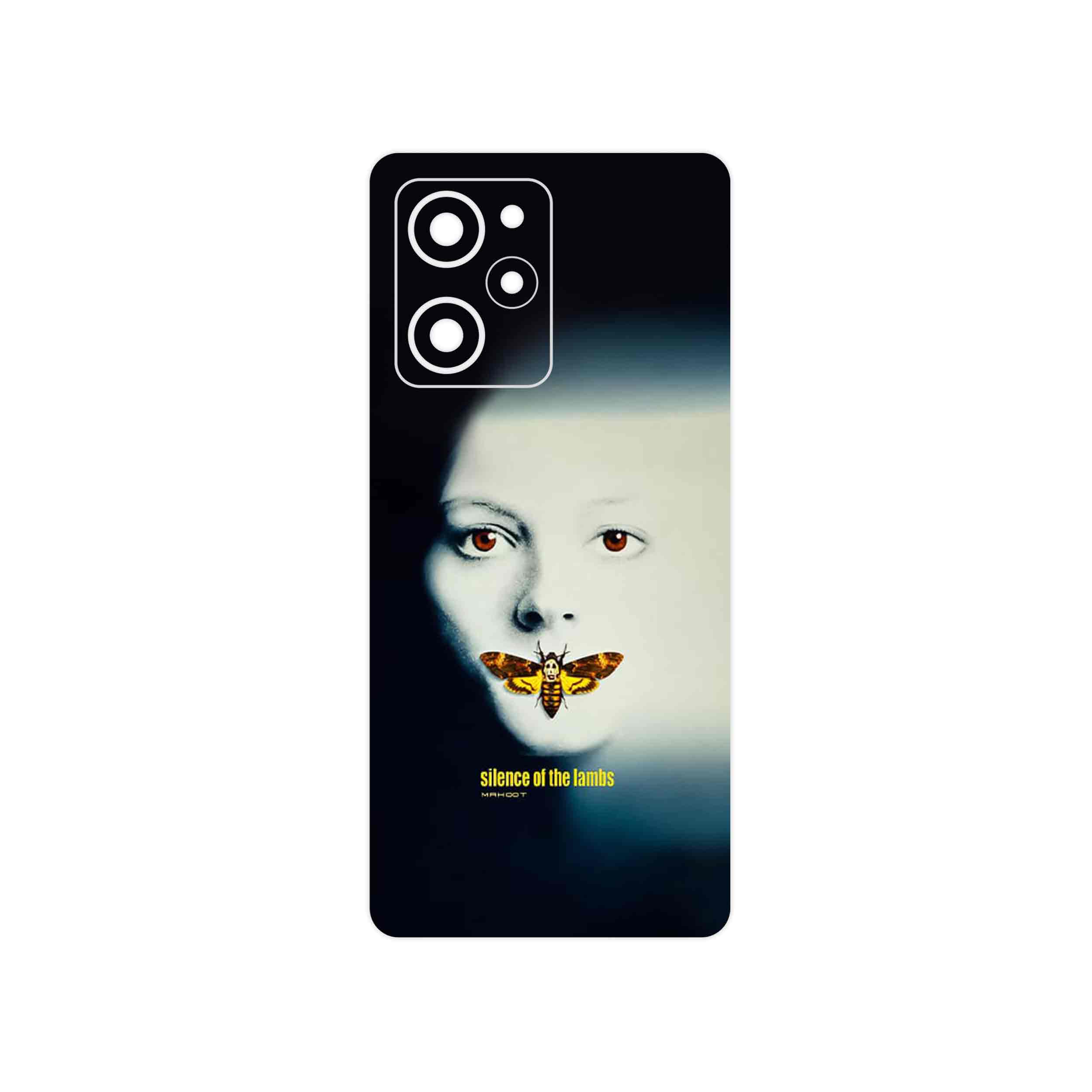 برچسب پوششی ماهوت مدل Silence of the Lambs مناسب برای گوشی موبایل شیائومی Poco X5 Pro