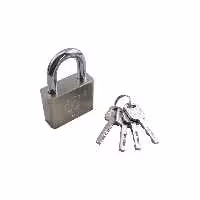 قفل آویز 50 فولادی ضد اسید 4 کلید سولکسی M