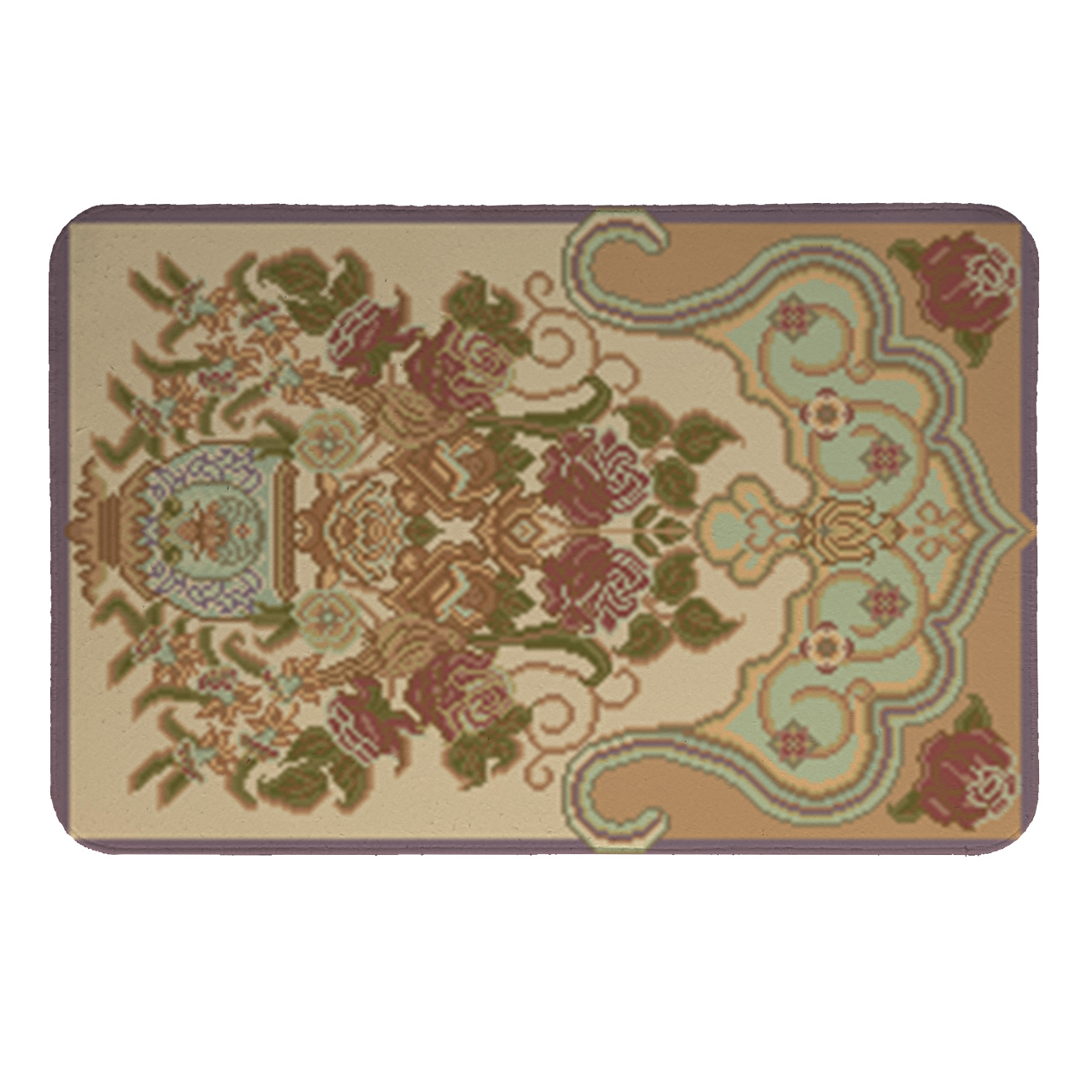 زیرقابلمه ای طرح فرش کد 1018 