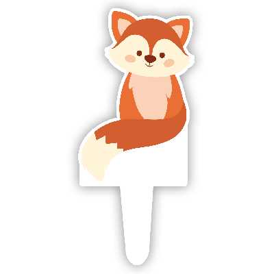  تاپر کیک طرح روباه کد R253