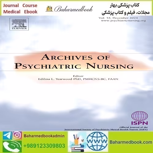 Archives of Psychiatric Nursing 2018 Full Archives TRUE PDF