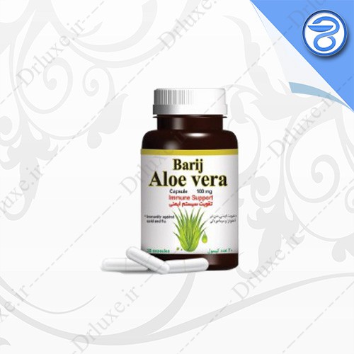 مشخصات،قیمت وخریدکپسول آلوئه و را 100 میلی گرم باریج اسانس 30 عدد-دکتر لوکس