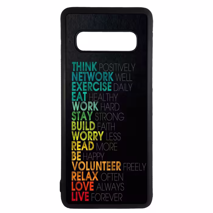 کاور طرح تایپوگرافی کد 110541094302 مناسب برای گوشی موبایل سامسونگ galaxy s10 plus