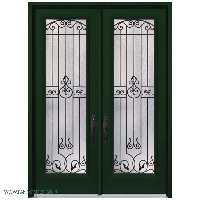 درب کلاسیک فرفروژه فلزی لابی کد 2160