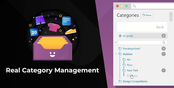 دانلود افزونه WordPress Real Category Management