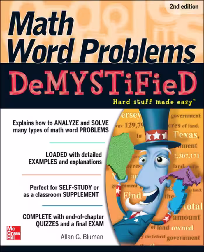 خرید و دانلود نسخه کامل کتاب Math Word Problems Demystified