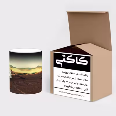 ماگ حرارتی کاکتی طرح فانتزی مدل mgh18989