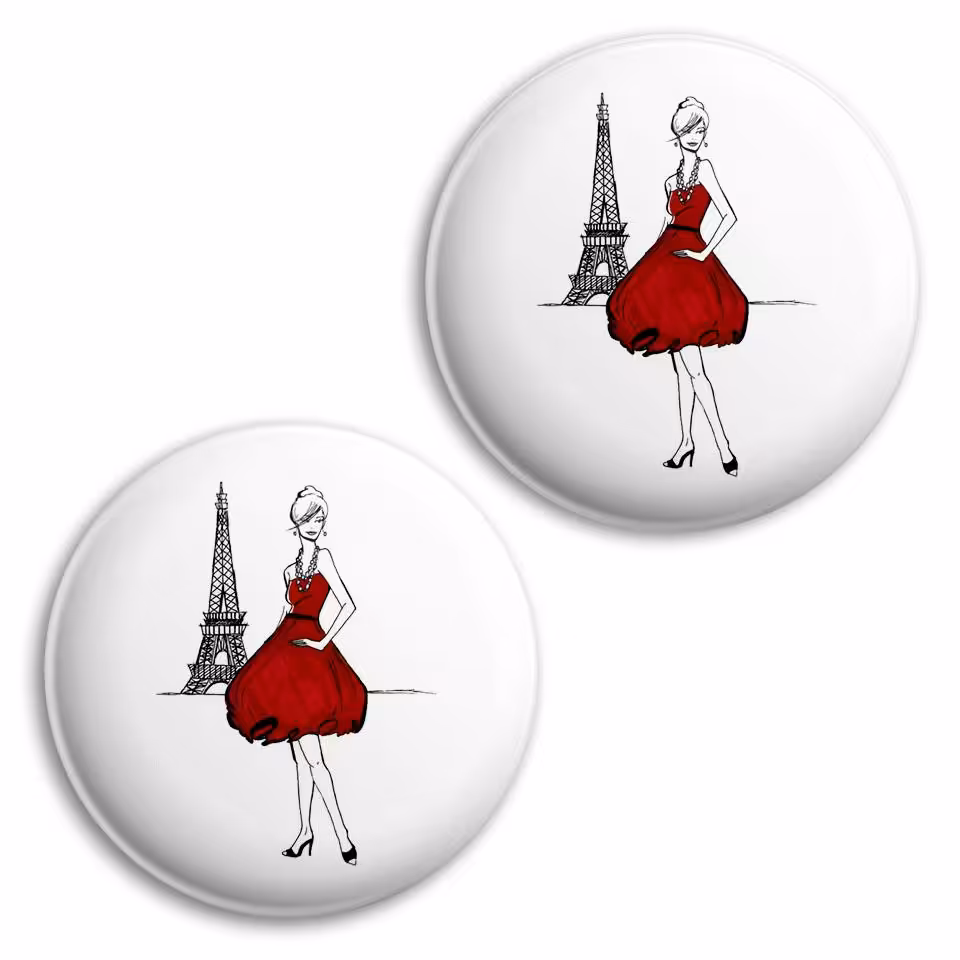 پیکسل پرمانه طرح دخترانه جذاب کد pm2n.29980 مجموعه 2 عددی