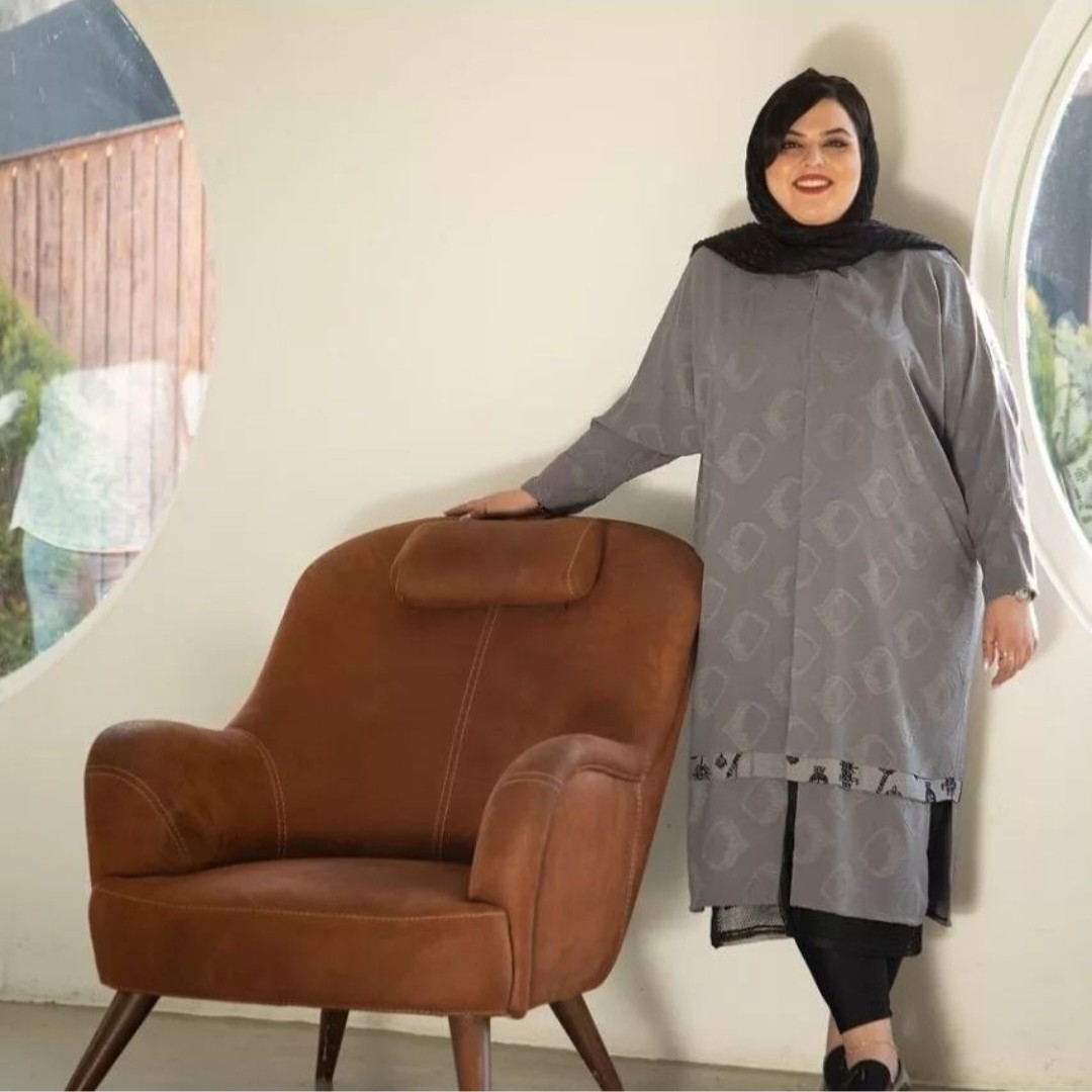 مانتو ابر و بادی ژاگارد سایز بزرگ