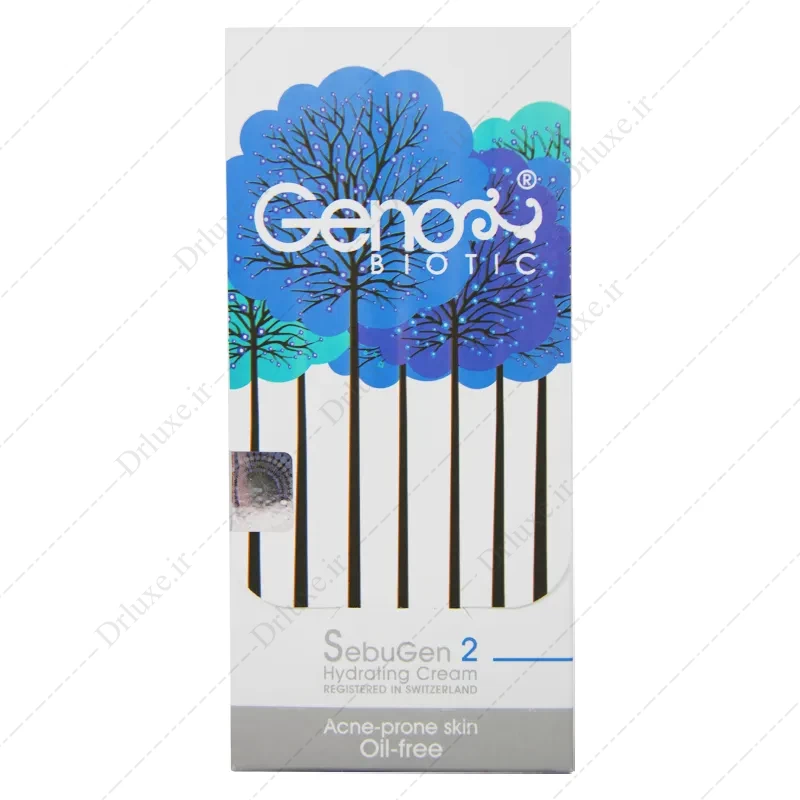 قیمت و خرید کرم آبرسان پوست چرب و آکنه ای سبوژن 2 ژنوبایوتیک 50 گرم - دکتر لوکس