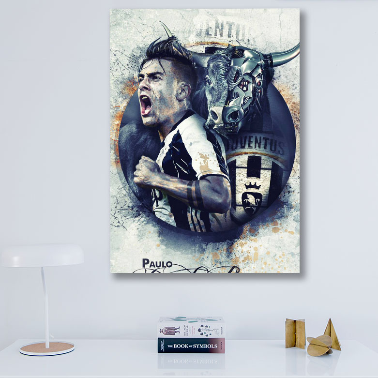 تابلو شاسی گالری استاربوی طرح دیبالا مدل Juventus 03