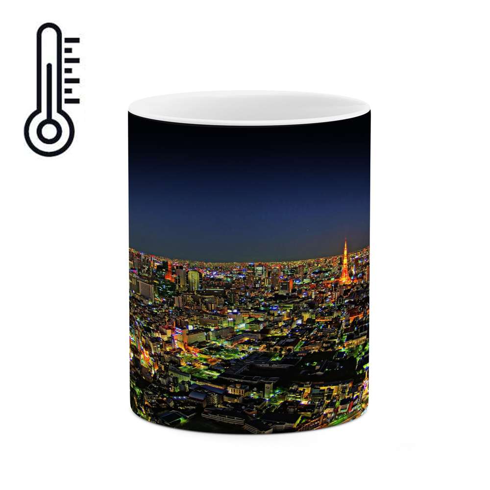 ماگ حرارتی کاکتی طرح شهر مدل mgh13363