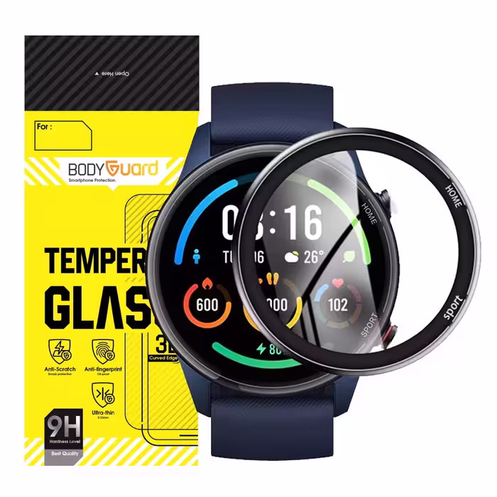 محافظ صفحه نمایش بادیگارد مدل PMMA مناسب برای ساعت هوشمند شیائومی Mi Watch Color Sports