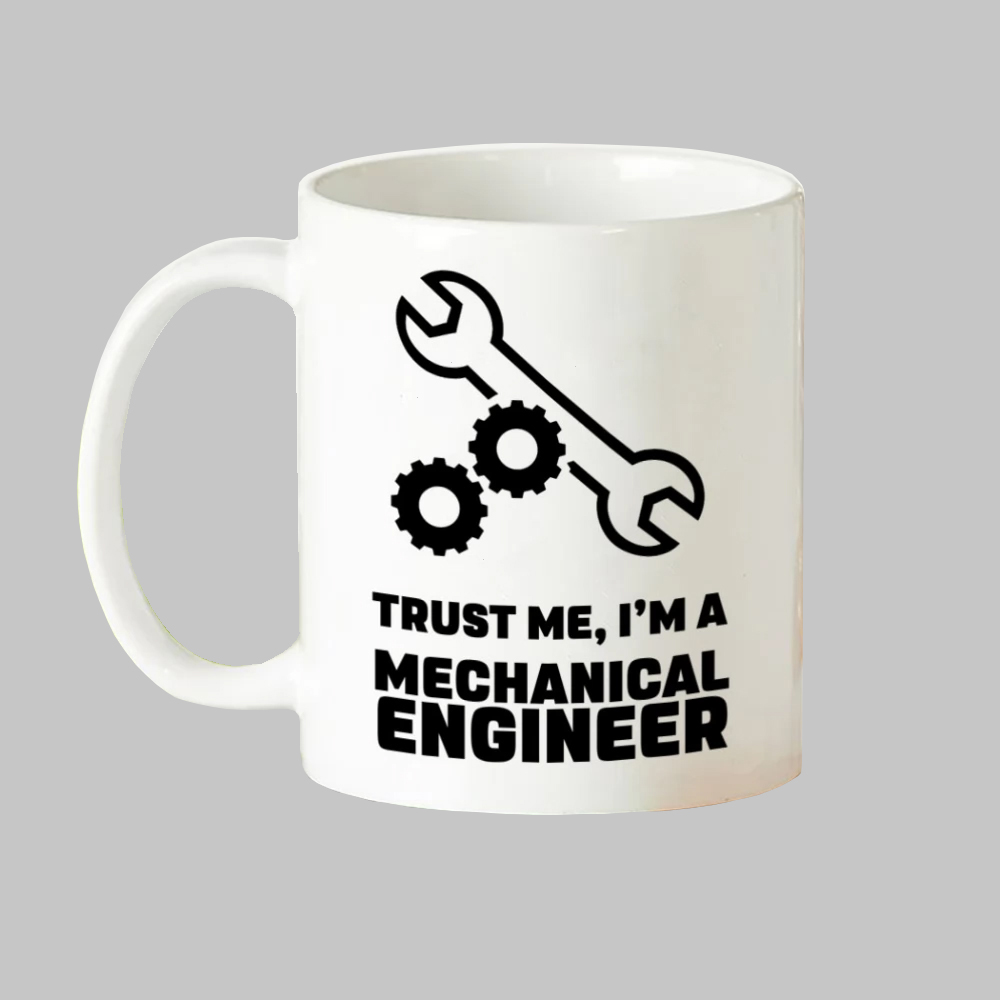 ماگ طرح دانشجو مهندسی مکانیک