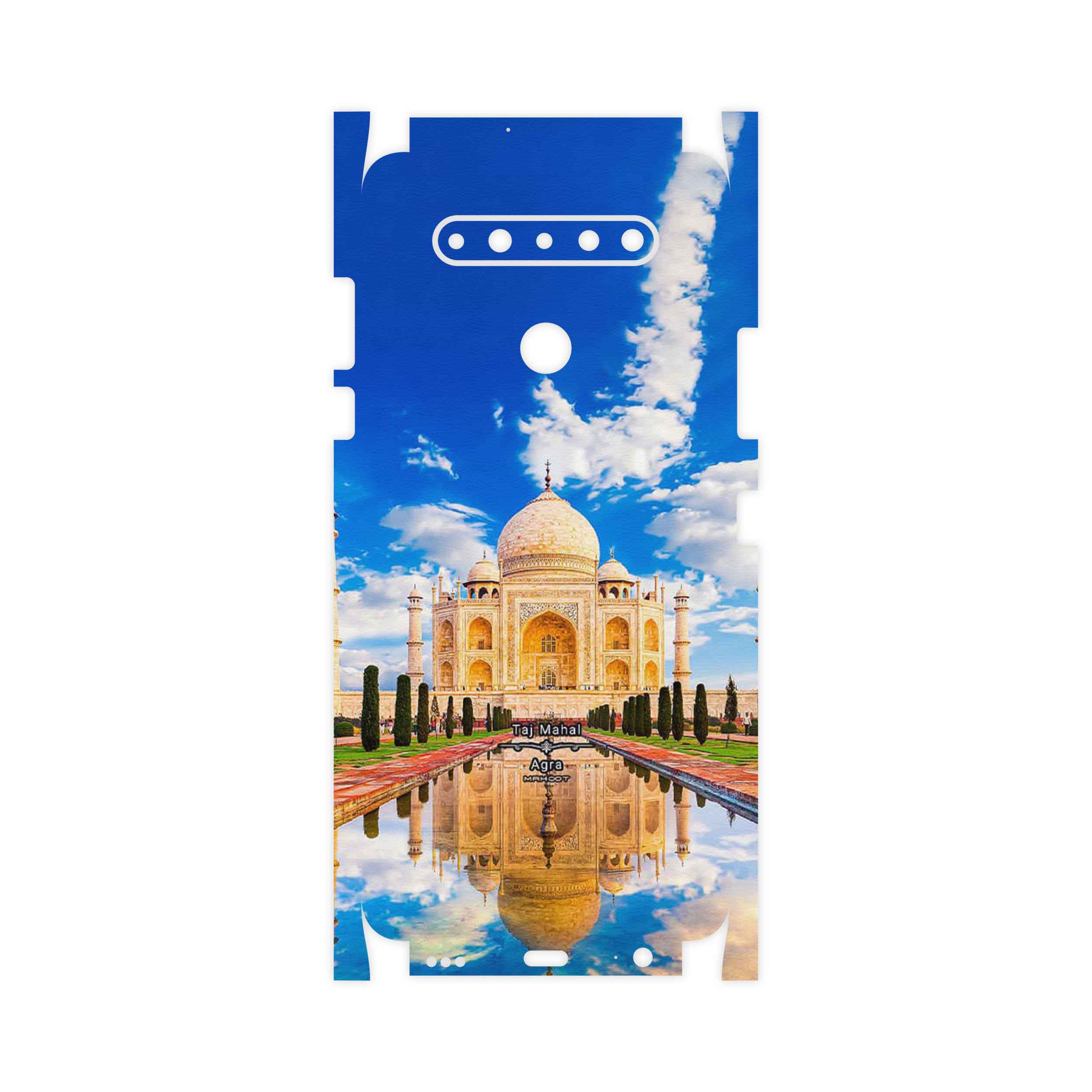 برچسب پوششی ماهوت مدل The Taj Mahal-FullSkin مناسب برای گوشی موبایل ال جی K51s