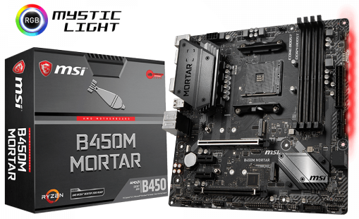 مادربرد ام اس آی مدل B450M MORTAR