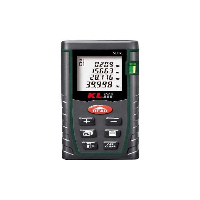 دستگاه اندازه گیری لیزری لیزر 50Mt حرفه ای متر فاصله KLPRO