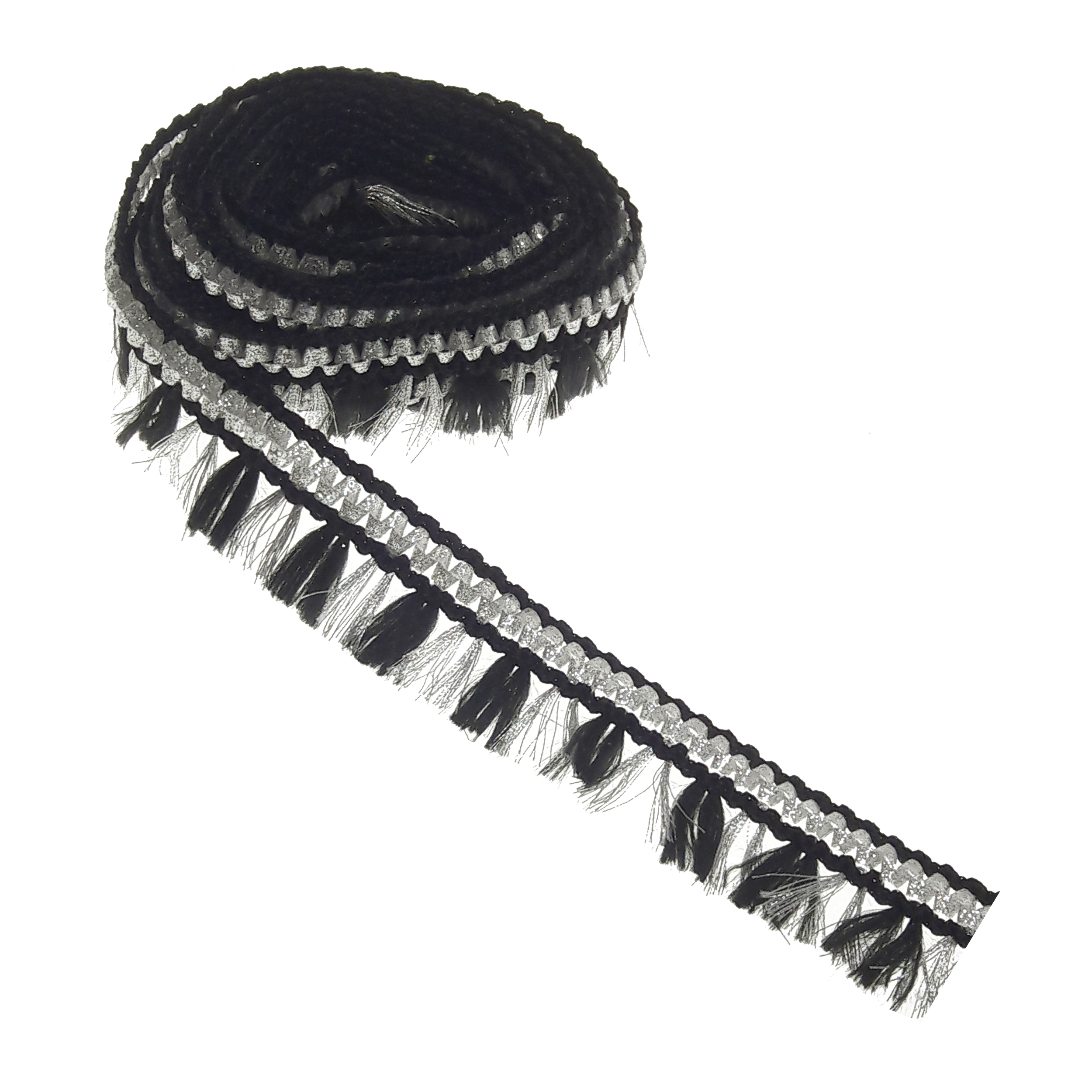 نوار یراق مدل ریشه کد Y5582 طول 2 متر