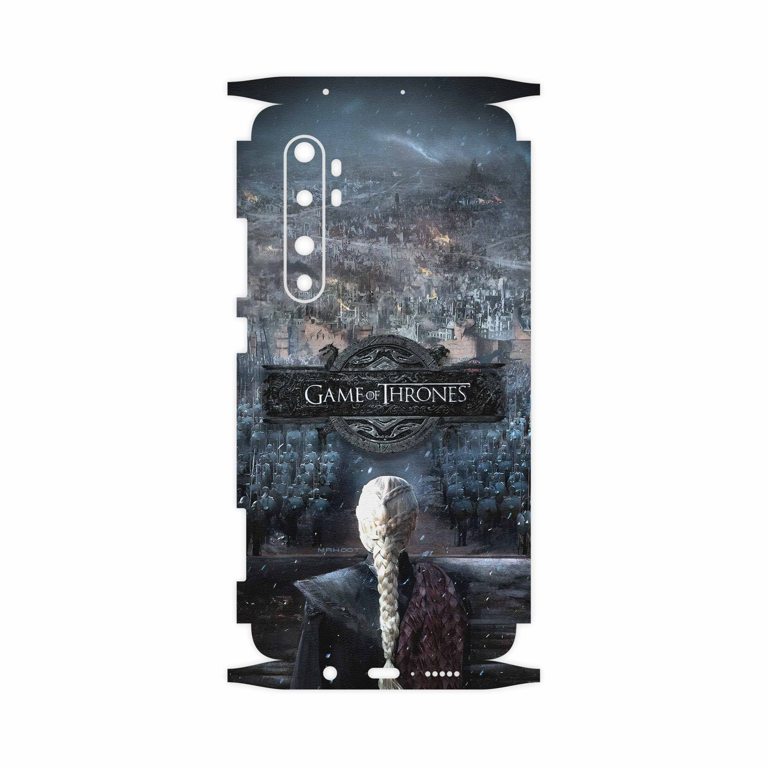 برچسب پوششی ماهوت مدل Game of Thrones-FullSkin مناسب برای گوشی موبایل شیائومی Mi Note 10 Lite
