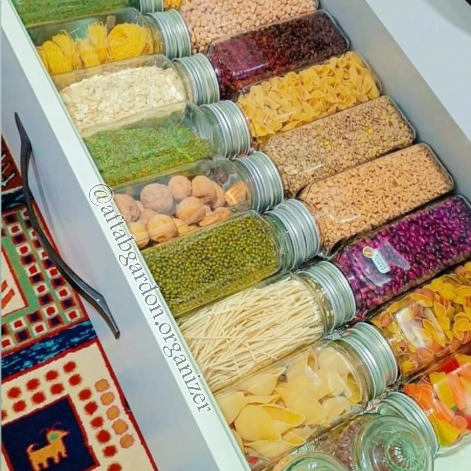 شیشه مکعبی مک کارتی 22 سانتی حبوبات