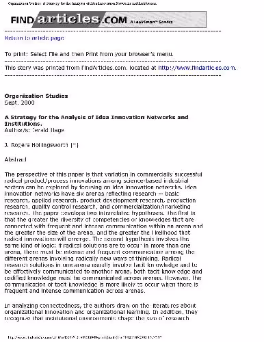 خرید و دانلود نسخه کامل کتاب A Strategy for the Analysis of Idea Innovation Networks