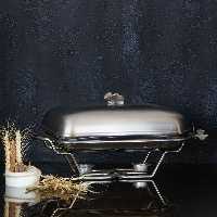 سوفله خوری نقره ای سالی نو پایه مفتولی مدل 5002N