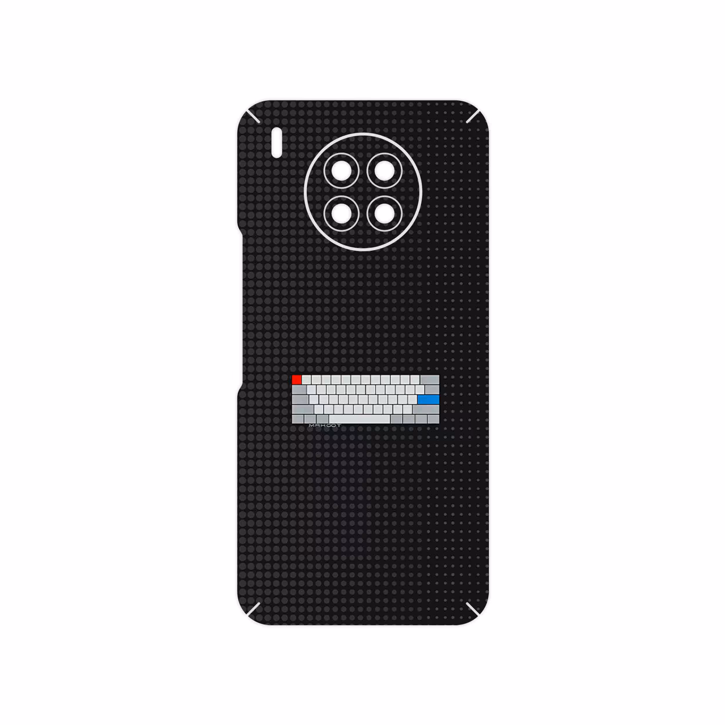 برچسب پوششی ماهوت مدل Minimal Keyboard Icon مناسب برای گوشی موبایل آنر 50 Lite
