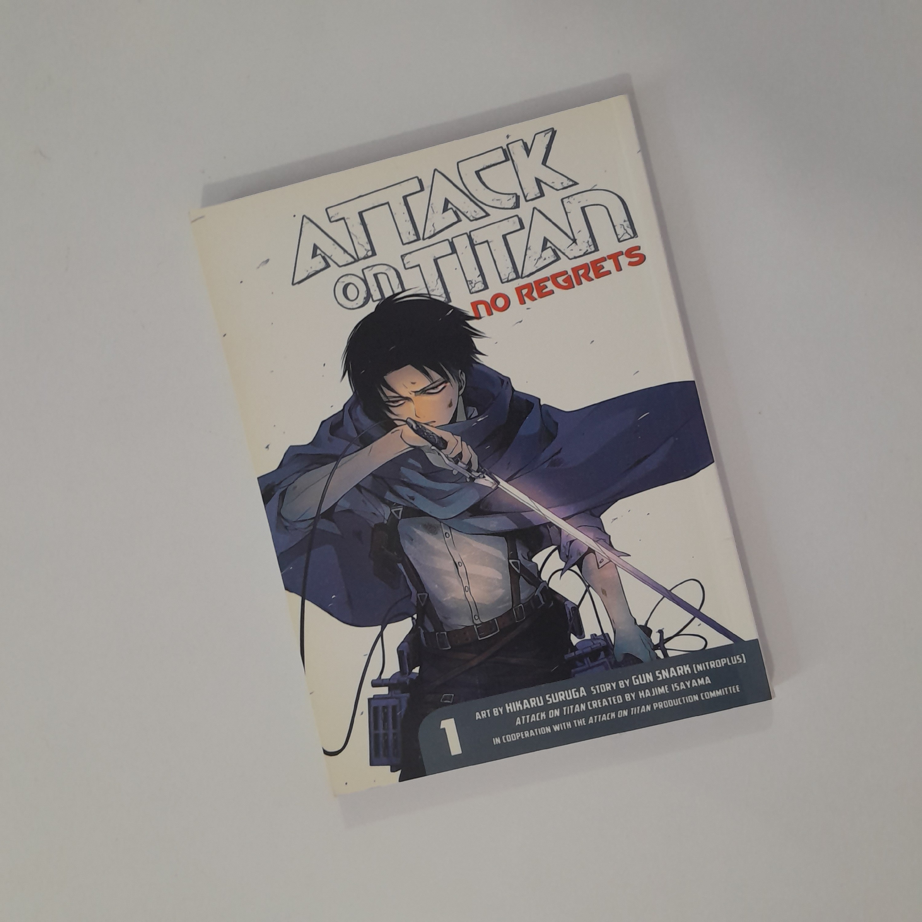 مانگا No Regrets اسپین آف لیوای از Attack on Titan سایز مینی با ترجمه انگلیسی