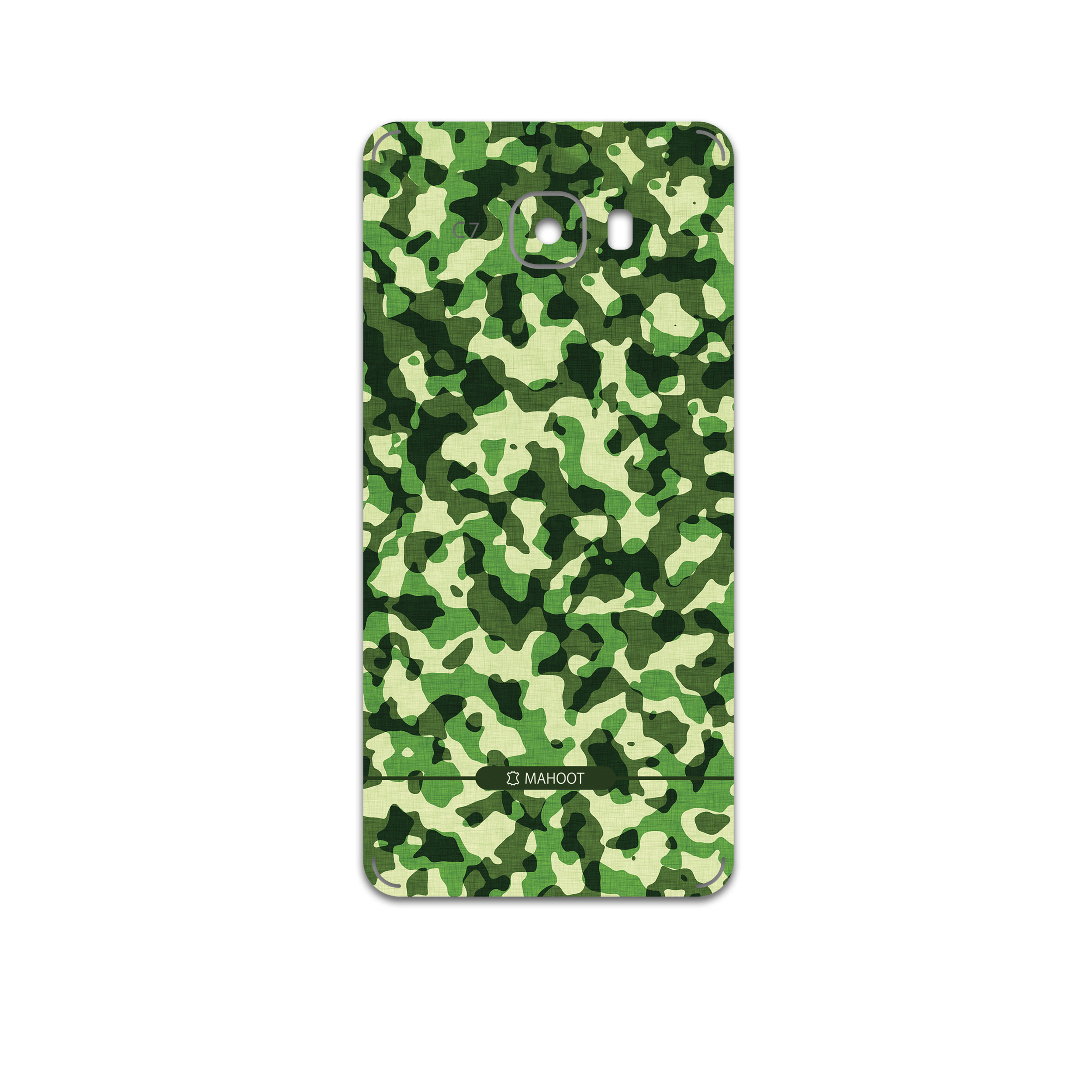 برچسب پوششی ماهوت مدل Army-Green مناسب برای گوشی موبایل سامسونگ Galaxy C7