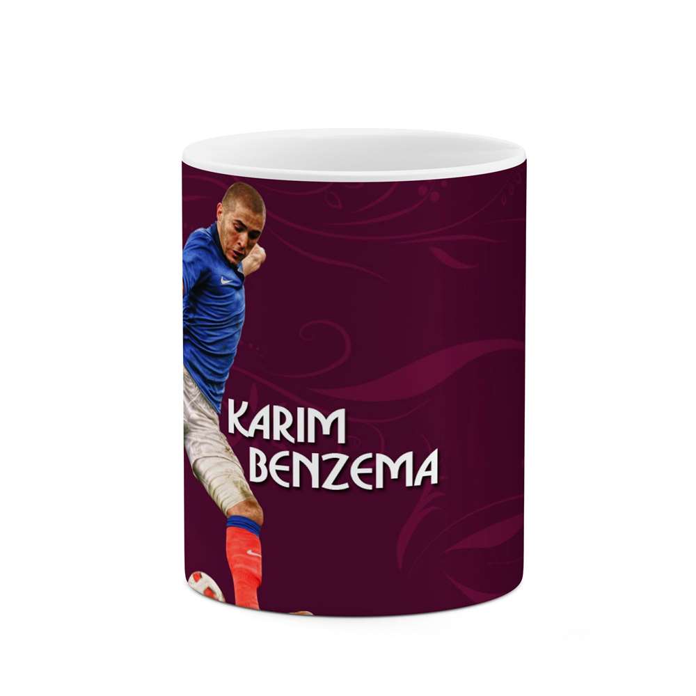ماگ طرح فوتبالیست Karim benzema مدل mgp12394