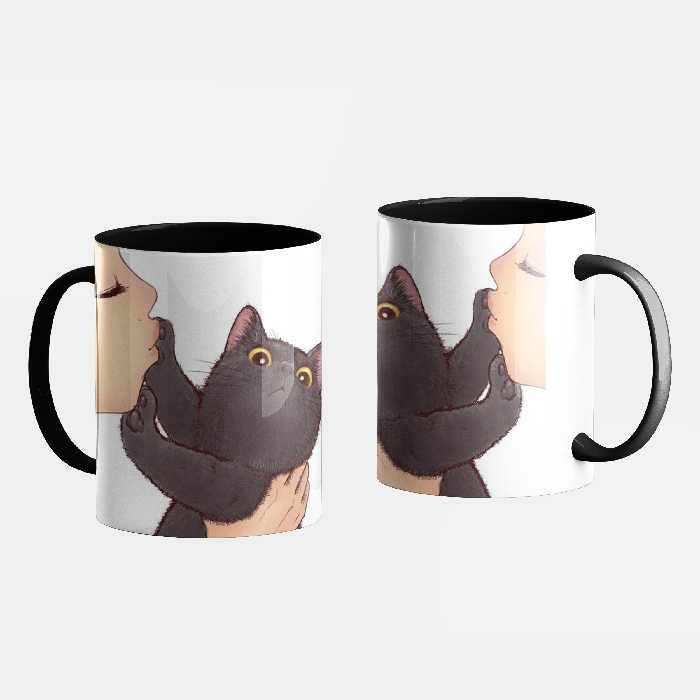 ماگ طرح مقاومت گربه کد 253